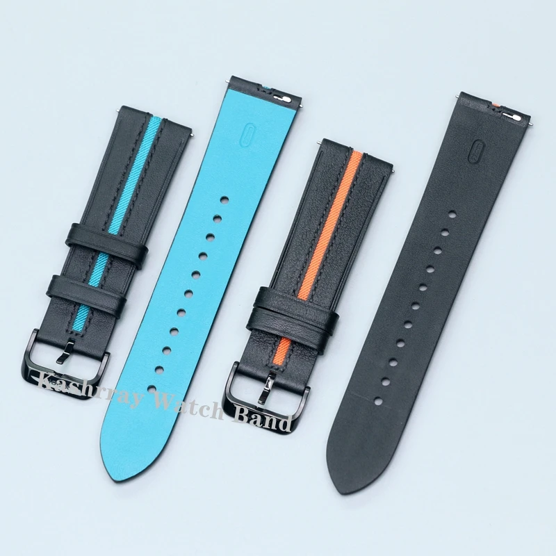 Xiaomi için İzle 2 pro deri kayış 22mm yumuşak buzağı deri Band Xiaomi izle S3 S1 Watchband bilezik