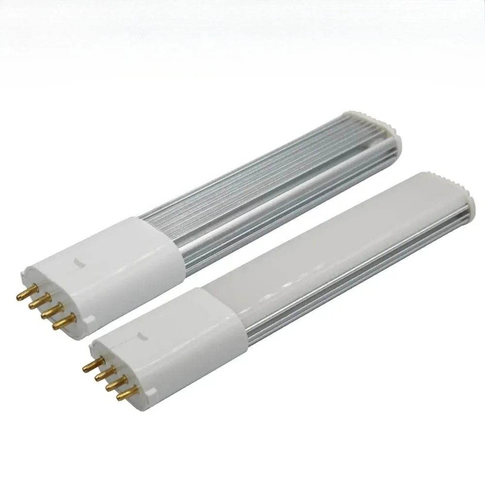 หลอดไฟ LED แบบแท่นตั้งโต๊ะ 2G7 4W/120มม 6W/152มม 7W/165มม 10W/220มม 4P สำหรับอ่านหนังสือ ใช้ในร่ม แบบเสียบปลั๊กแนวนอน ใช้แทนหลอดไฟ CFL 15W 20W 25W