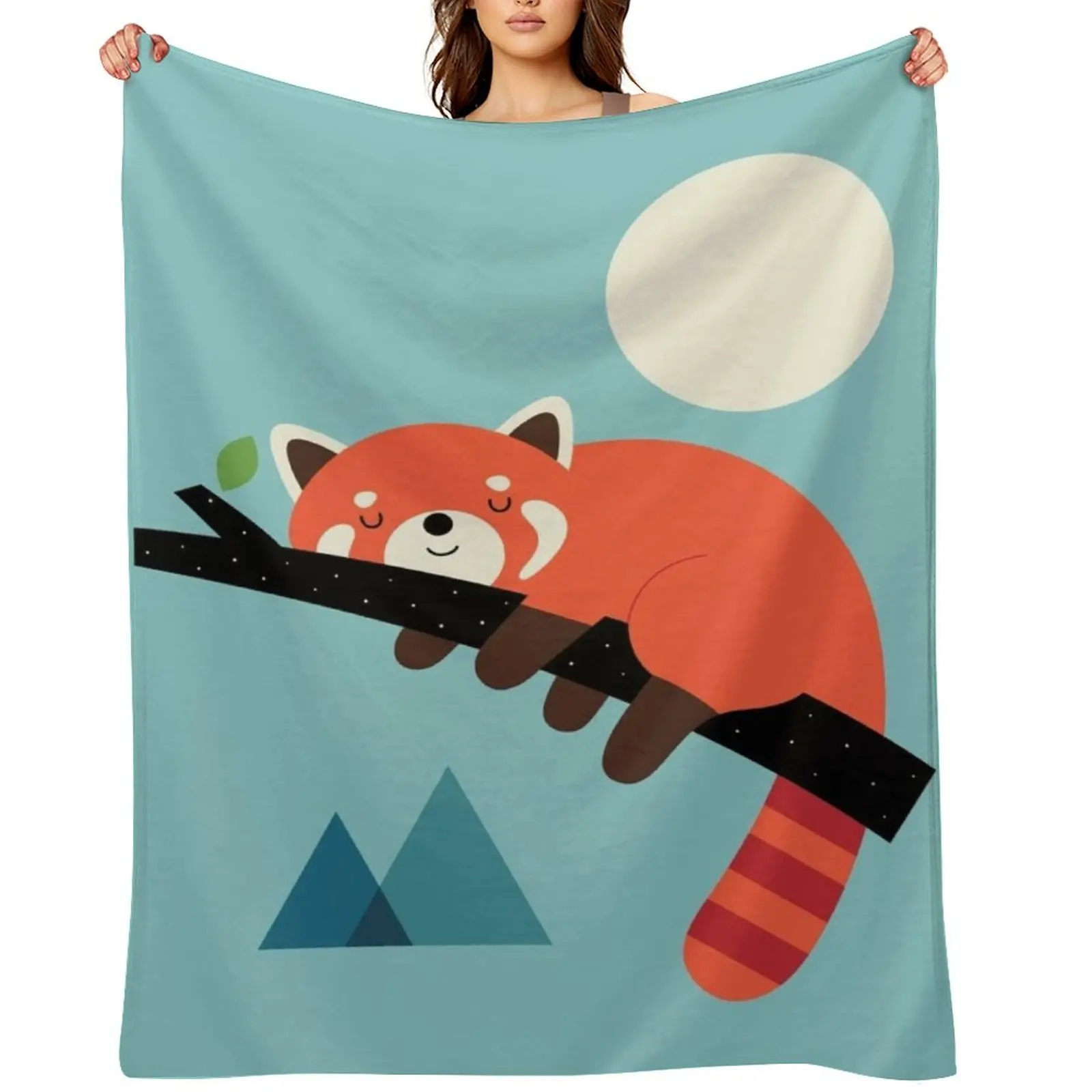 Nap Time Throw Blanket Large manga Retros Soft Blankets