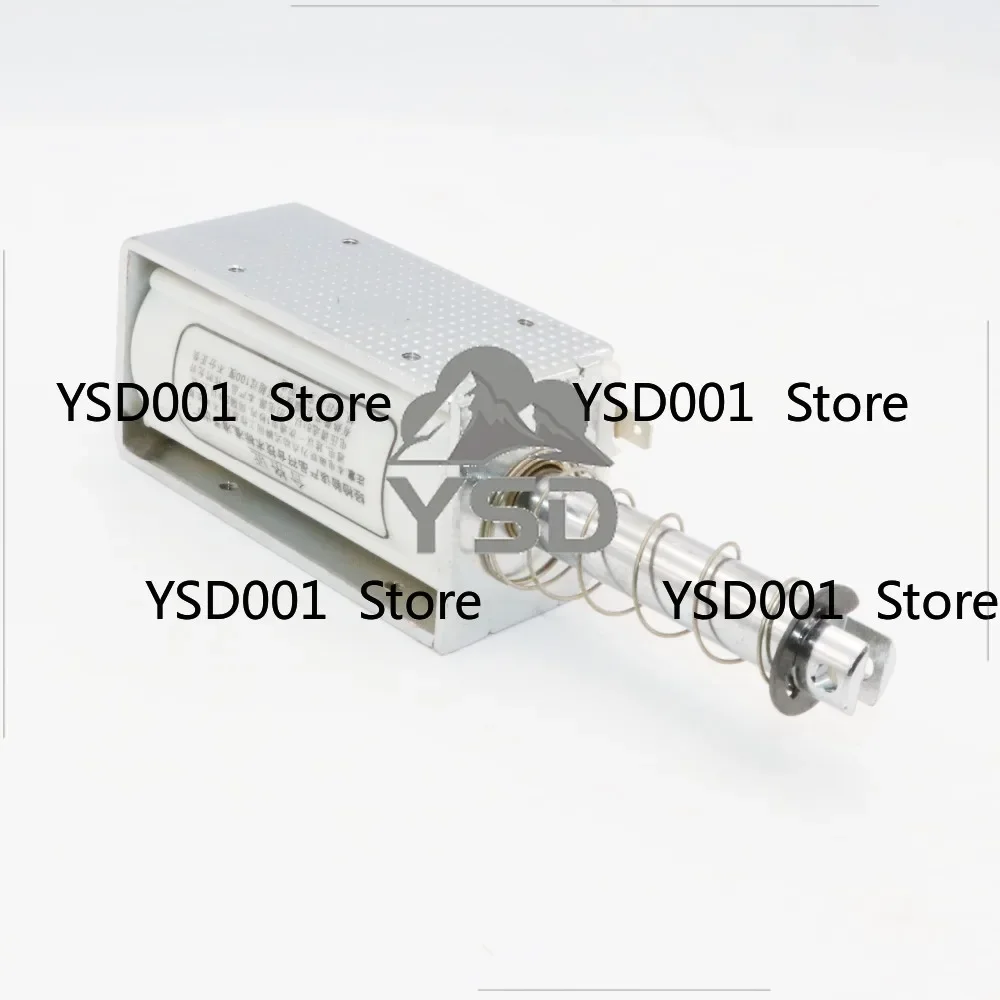 Electromagnet long stroke 60mm suction 15KG push-pull electromagnet AC and DC 12V24V220V self-reset