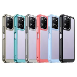 For Honor X6b Case For Honor X6b X6a X5b Plus Cover Colorful Soft Edge Silicone Transparent Shockproof Bumper For Honor X6b X6a