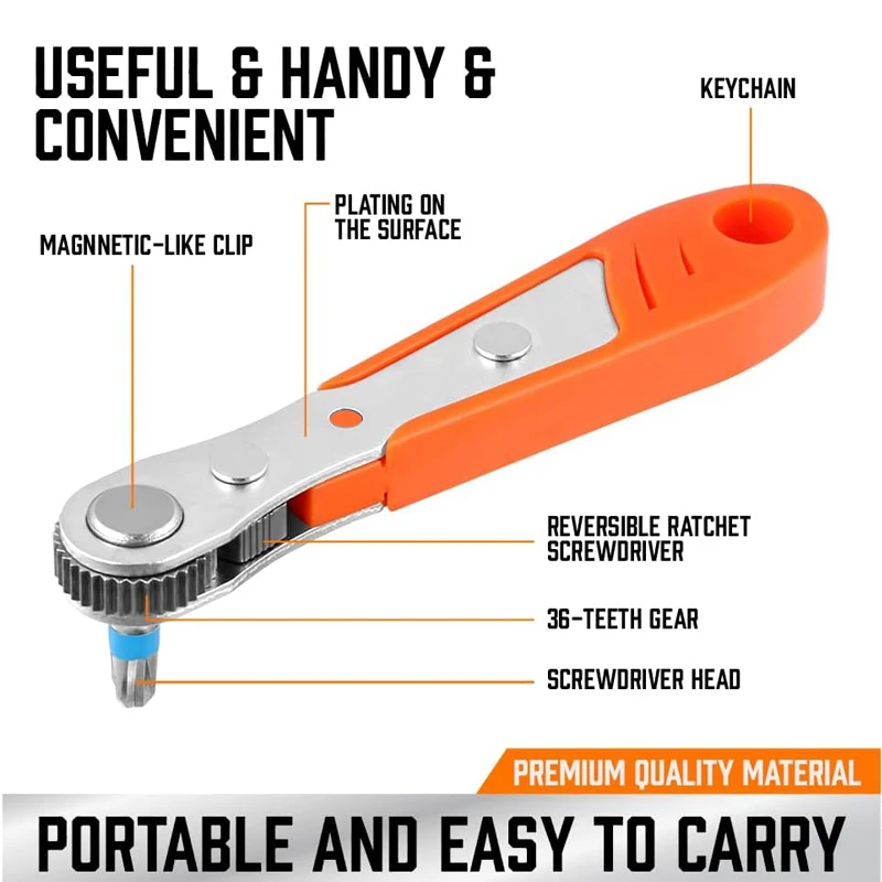 33 In 1 Repair Tool Set Screwdriver Short Bit Socket Extension Rod Screw Briver Bit With Forward Reverse 36 Tooth Ratchet Wrench