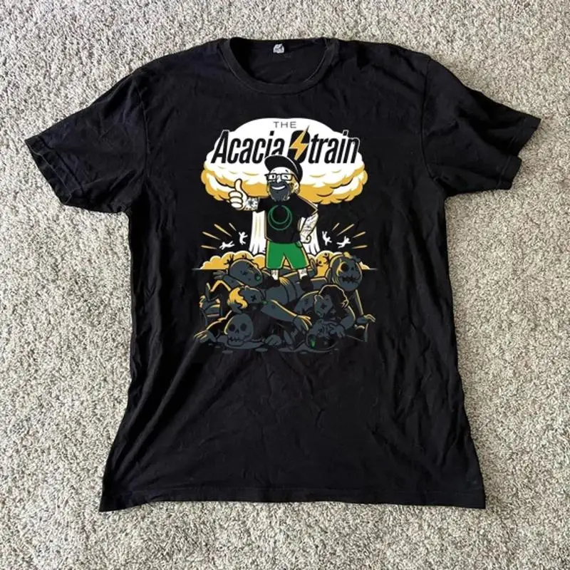 The Acacia Strain SG369 Cover Art Cartoonish Skulls Graphic T-Shirt