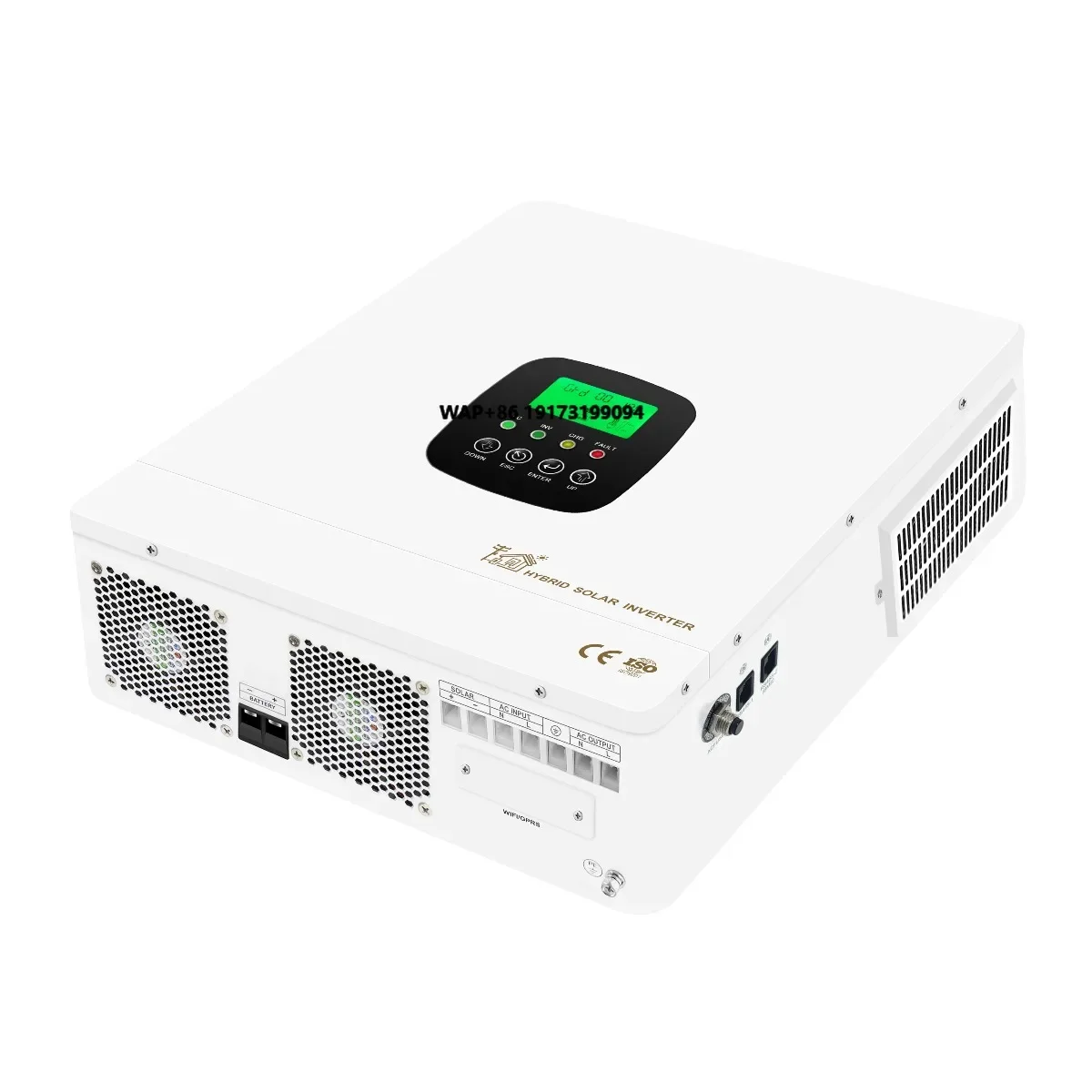 3.3kW Mppt Split Inverter 48V Dc to 220V AC Inverter 3.6kW High Capacity Hybrid Solar Inverter