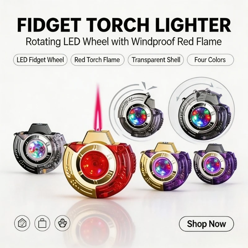 Cool Innovative Small‑Tool‑Style Lighter, Eye‑Catching Light‑Up Stress‑Relief Toy, Premium Smoking Accessories