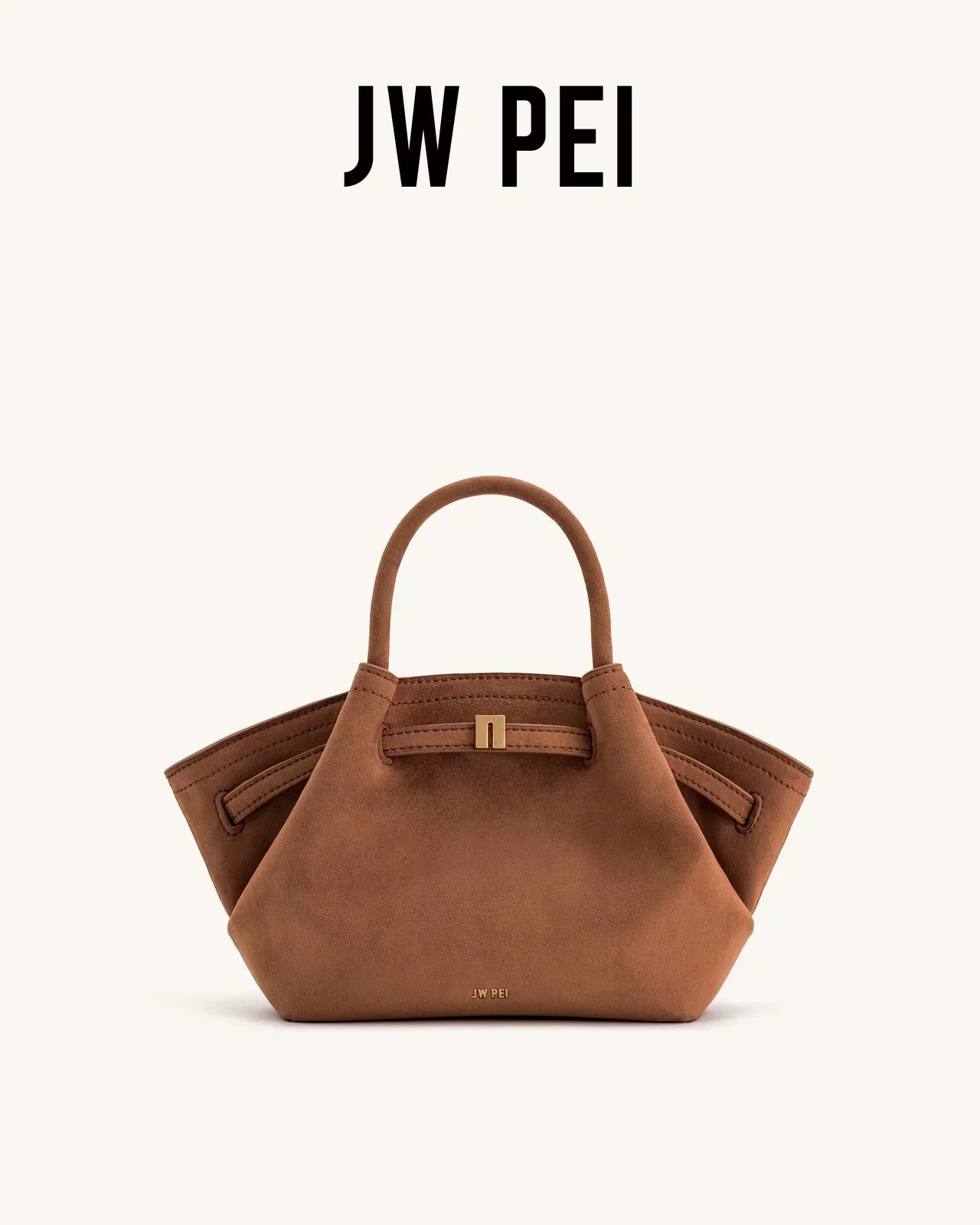 JW Pei Hana 2025 Bolso bandolera de diseño para mujer | Bolso de hombro acolchado con bolsillo tipo billetera | Bolso de mano de cuero elegante y lujoso