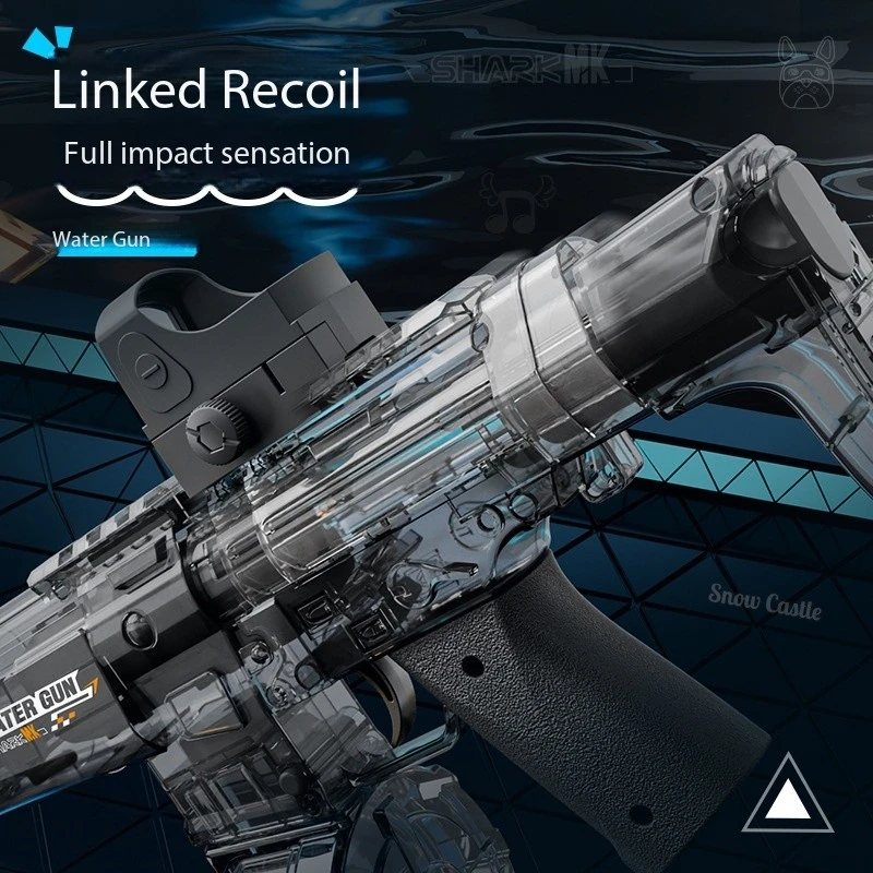Pistolet à eau AK M416, jouet électrique haute pression, fusil MP5 entièrement automatique, jeux d'été pour adultes garçons et filles, jouet de piscine de plage, nouvelle collection 2025