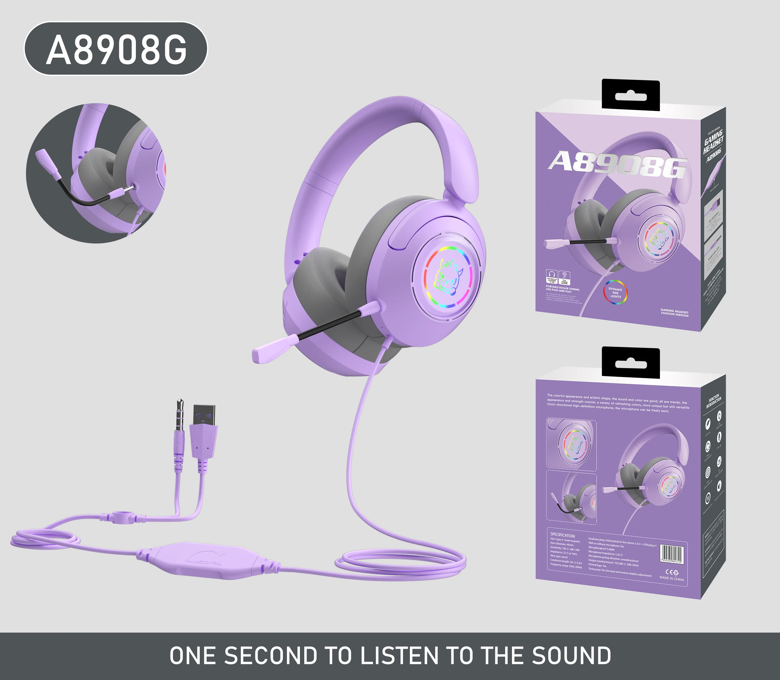 유선 게이밍 헤드셋, PS4 PC 휴대폰용 스포츠 이어 - Home Cinema Headphones 리뷰 및 가격