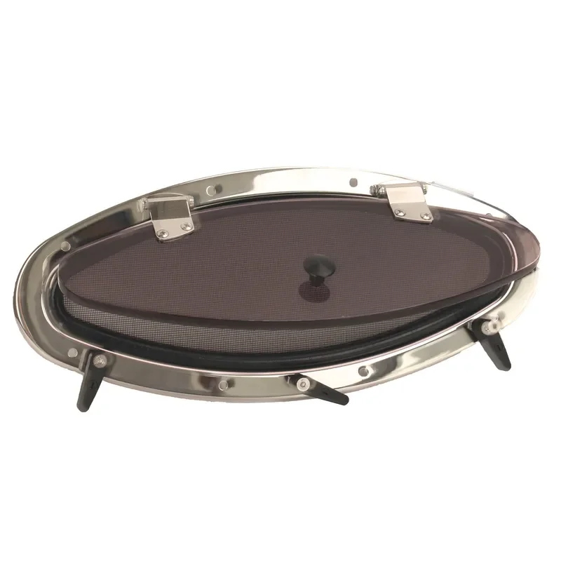 316 Stainless Steel Porthole Window for Boat Yacht RV Marine Deck Hatch Sunroof Lid Toolbox Cover Decorative Waterproof Round