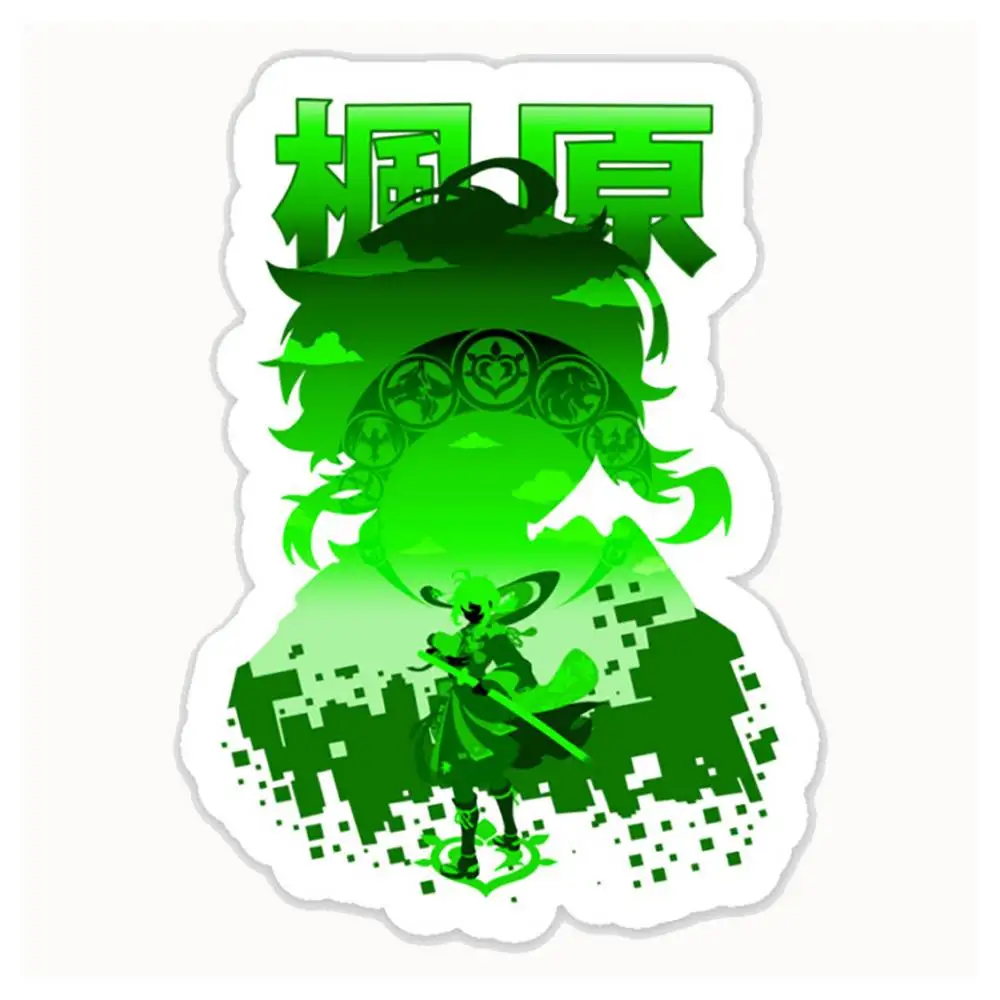 GENSHIN IMPACT KAEDEHARA KAZUHA Waterproof Stickers For Decorating Car Windows Motorcycles And Computers.