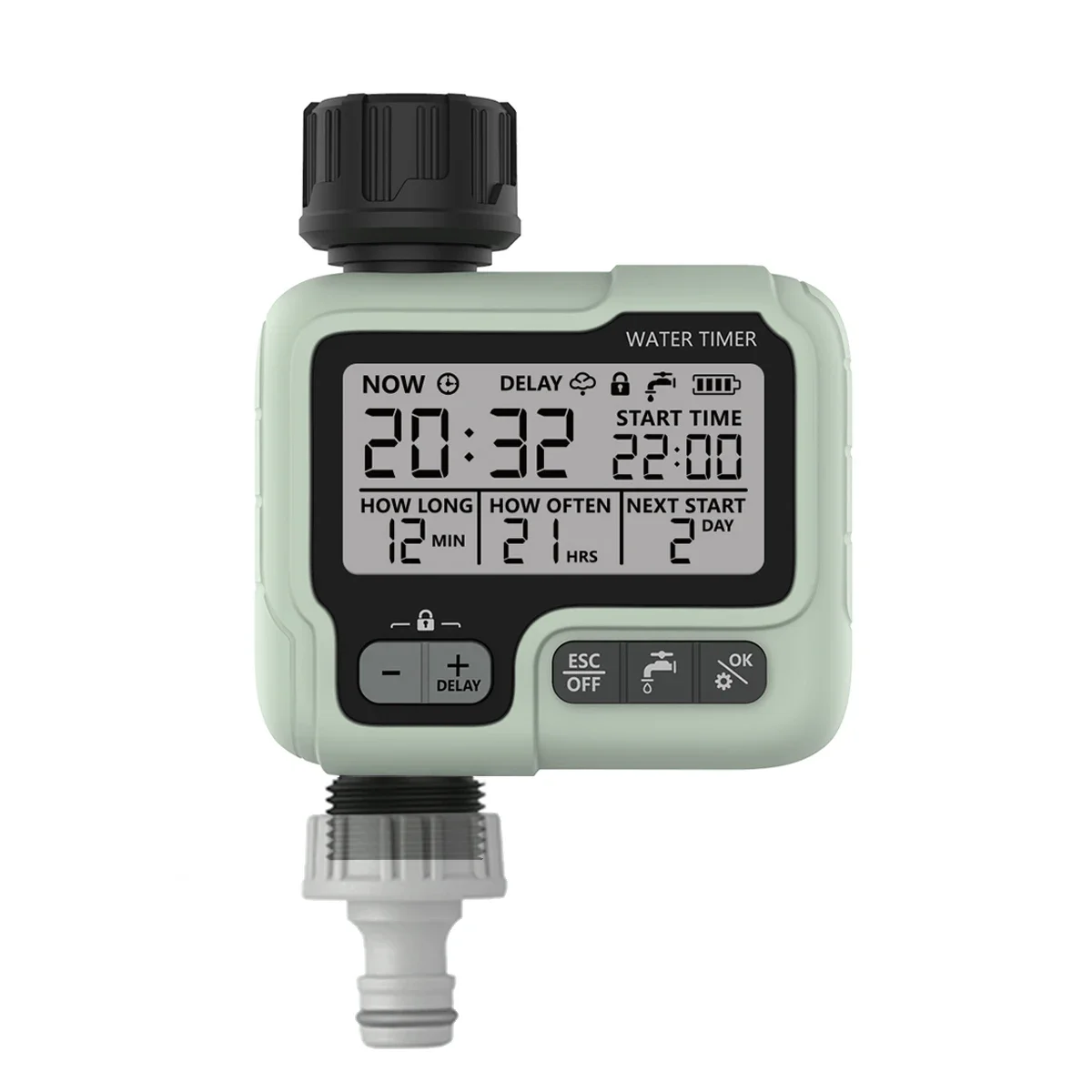 Automatic Garden Water Timer Digital Irrigation Computer System Intelligent Sprinkler Controller Outdoor Watering
