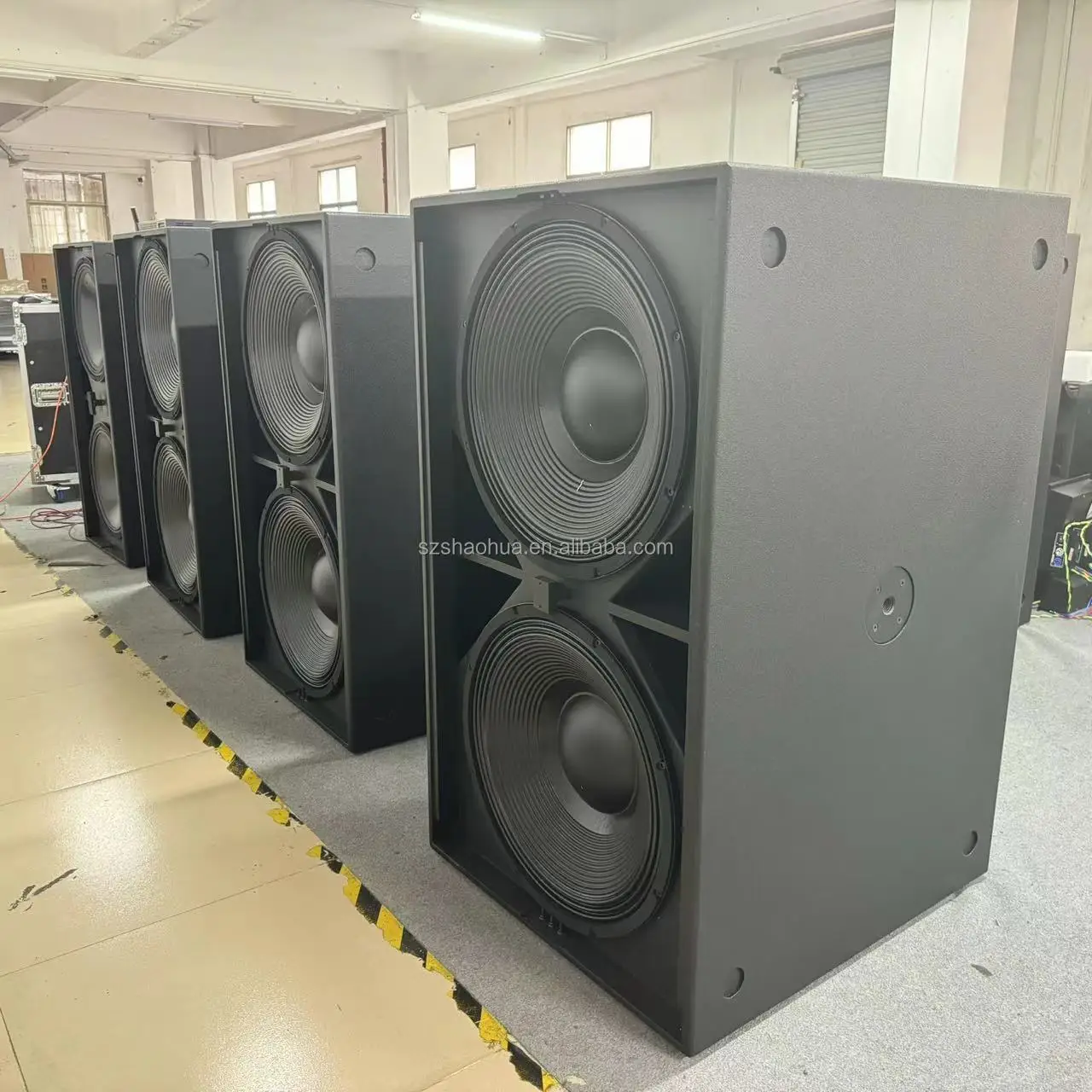 Sub 9007-as Dual 21 Inch Active Subwoofer Professional Outdoor Stage PA Speaker Big Woofer High Powerful Sound System