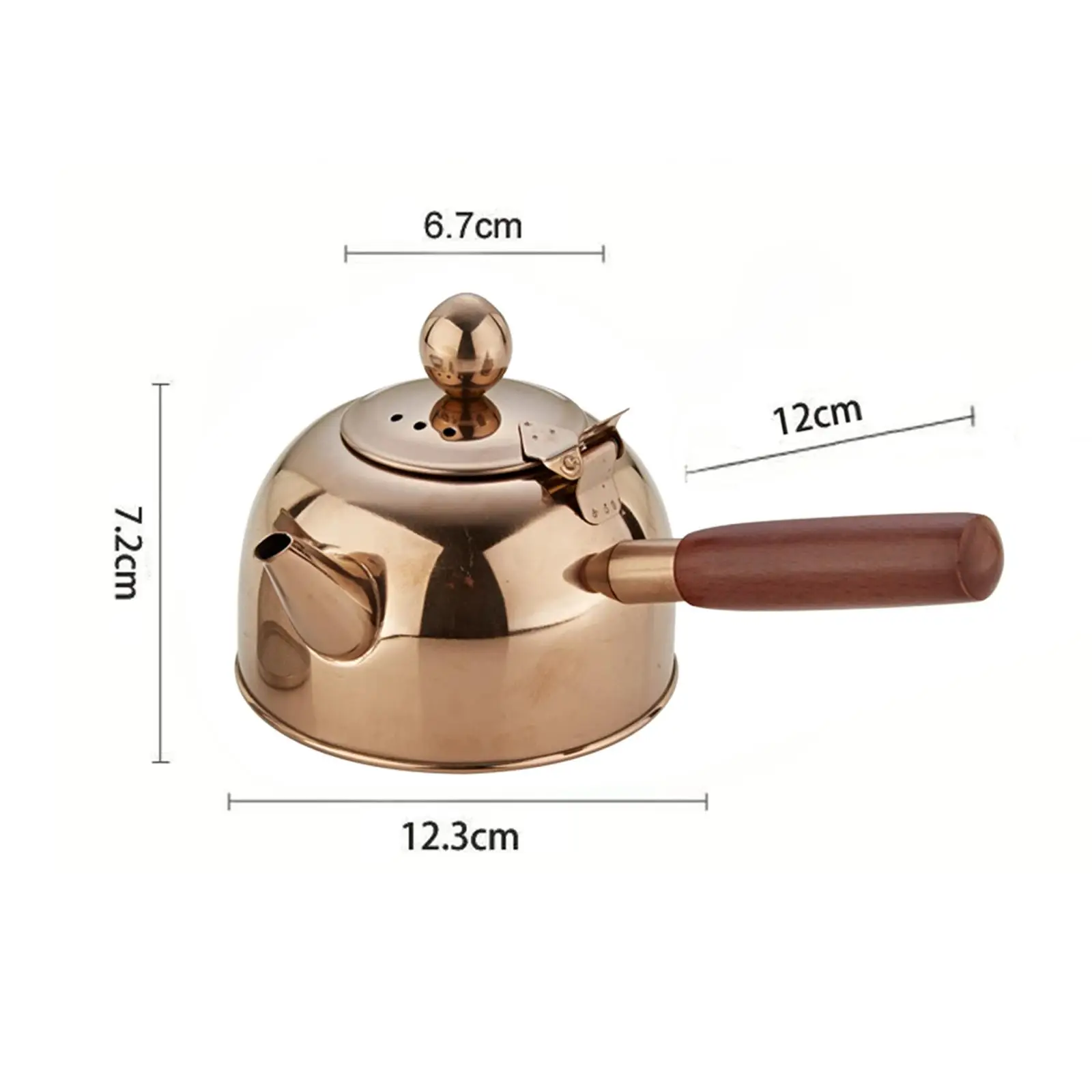 680ml Stainless Steel Tea Kettle Teapots Pot for Picnic Home Restaurant