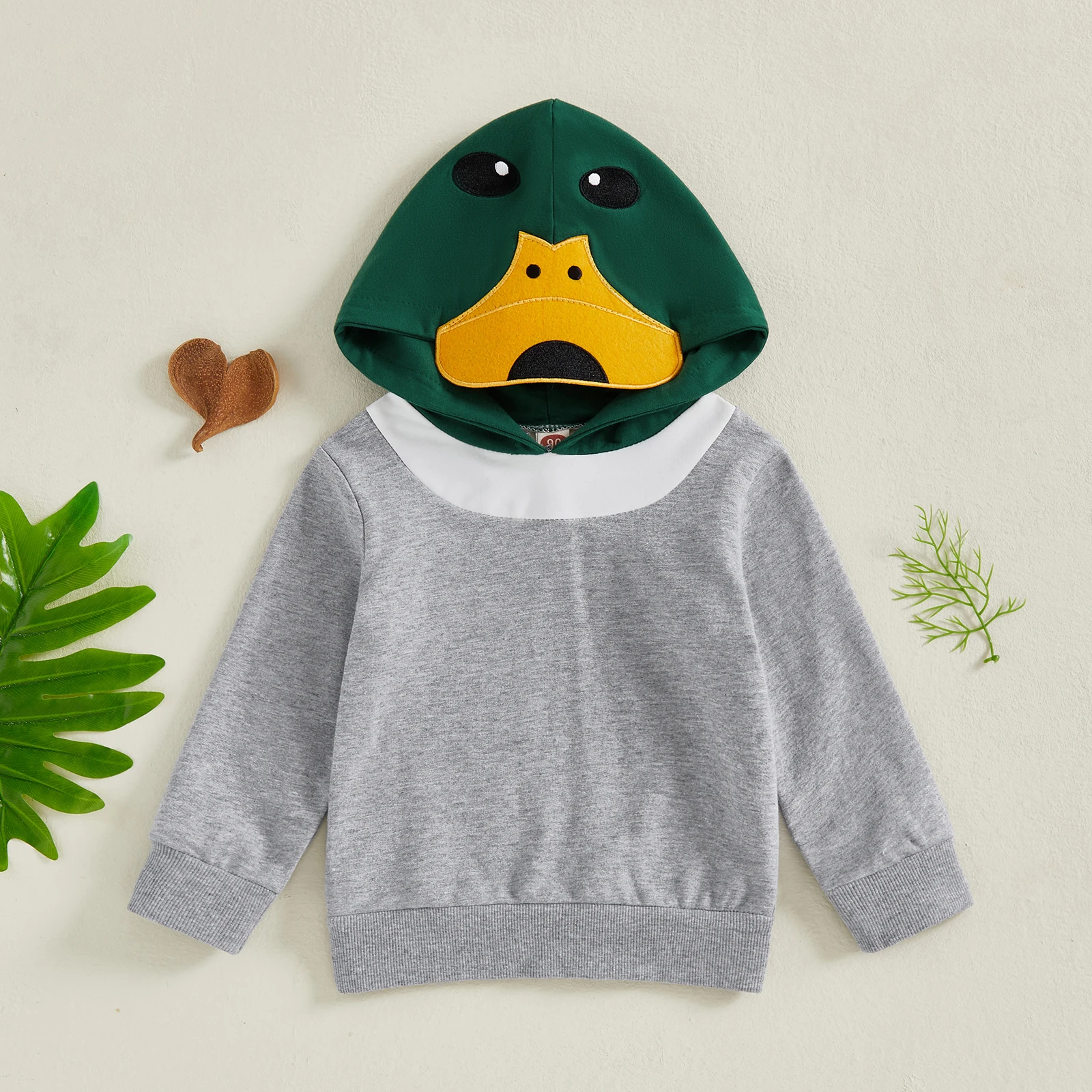 Cute Cartoon Print Toddler Boys Hoodie Sweatshirt