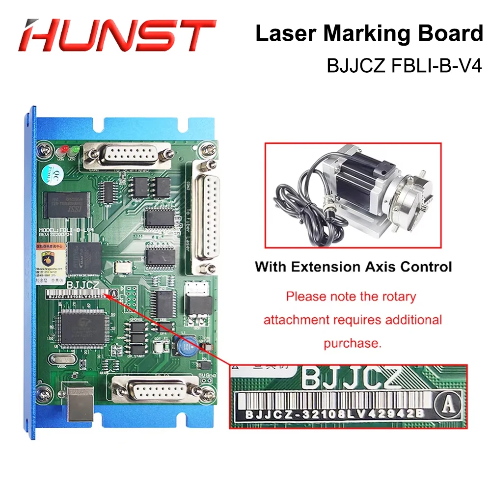 HUNST BJJCZ Laser Controller Original Card JCZ Control Board FBLI-B-LV4 Ezcad for IPG Raycus JPT MAX Fiber Marking Machine