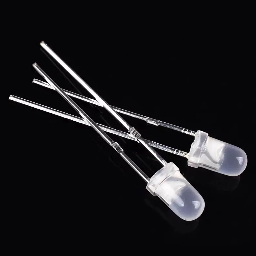 100pcs 3mm Misty LED Diffused Kit 3 mm 3V Warm White Green Red Blue Yellow Orange Purple UV Pink Fast Slow RGB 10 colors