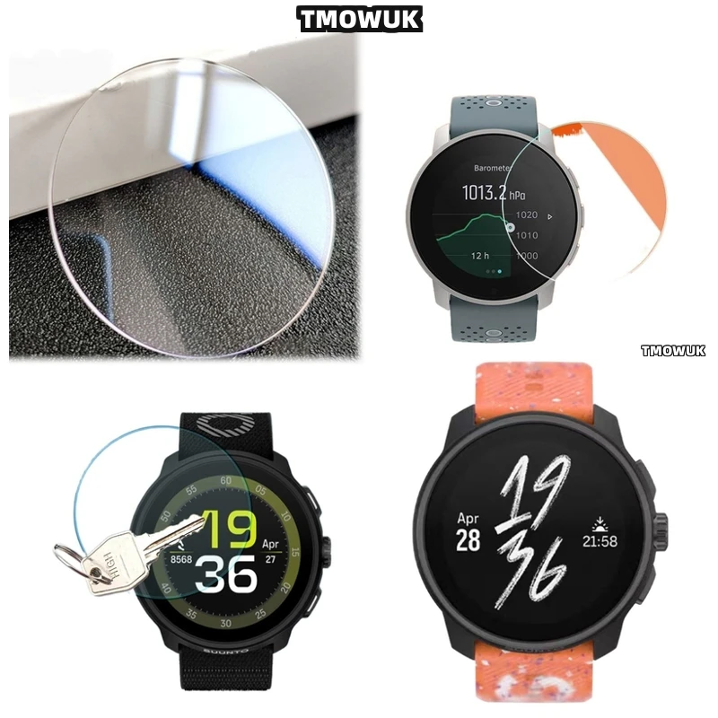 

For SUUNTO RUN 2.5D Arc Edge Screen Protector - 9H Hardness, Japan Asahi Glass Film