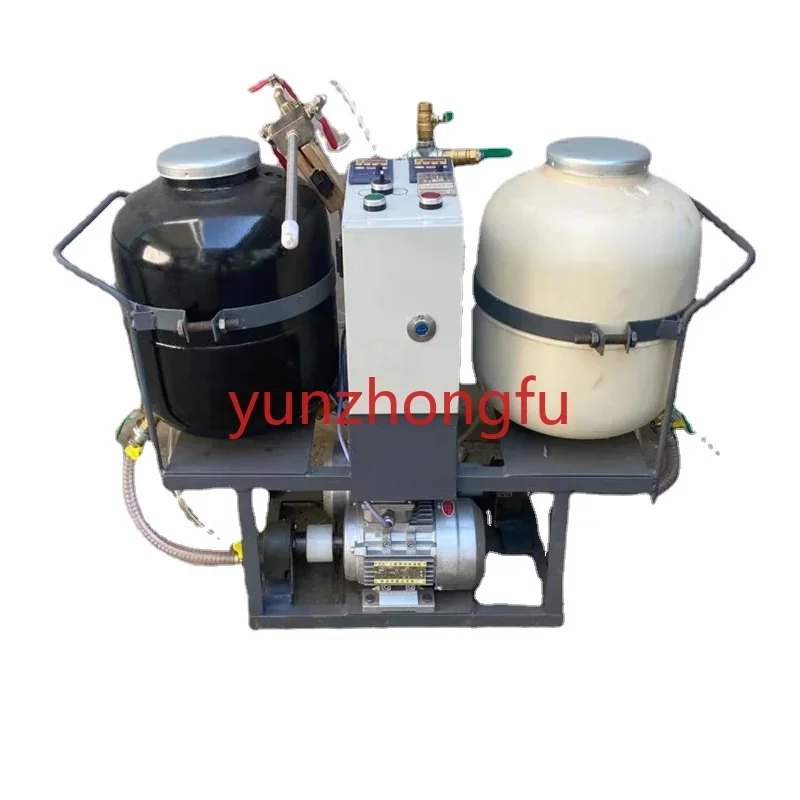 Polyurethane foaming machine equipment spraying and pouring external wall insulation  repairing integrated