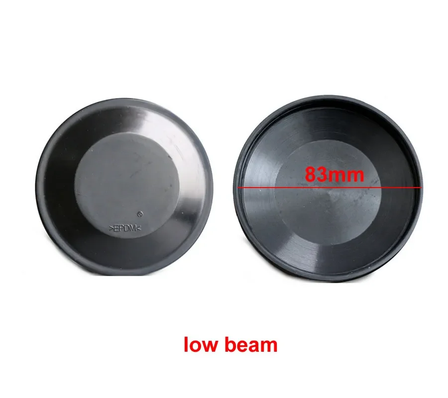 For Citroen DS 5LS DS 6 2014-2018 Headlight Dust Cover Sealing Cap Durable Rubber Waterproof Dustproof Lid 75mm 83mm