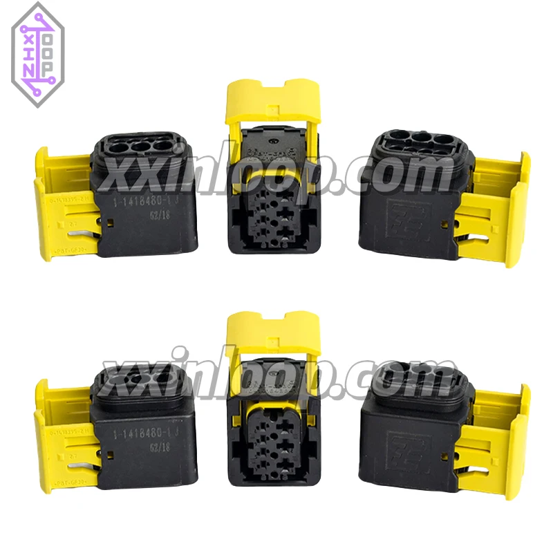 

1-1418480-1 1418480-1 7-контактный 2-рядный корпус разъема HDSCS IP69K, водонепроницаемый, для замены в электропроводке тяжелых грузовиков