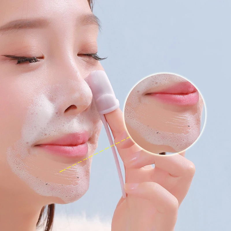 1pcs Silicone Nose Brush Face Cleansing Brush Facial Massage Beauty Tools Nasal Scrub Makeup Portable Home Skin Care Cleaner