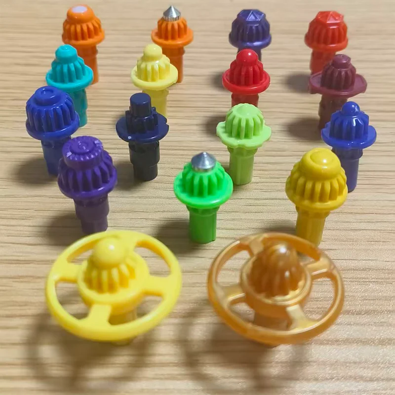 17PCS/Pack Spinning Top Replacement Tip Parts, Gyro Bottom Driver Accessories For BX UX CX Series Toy Spinning Tops