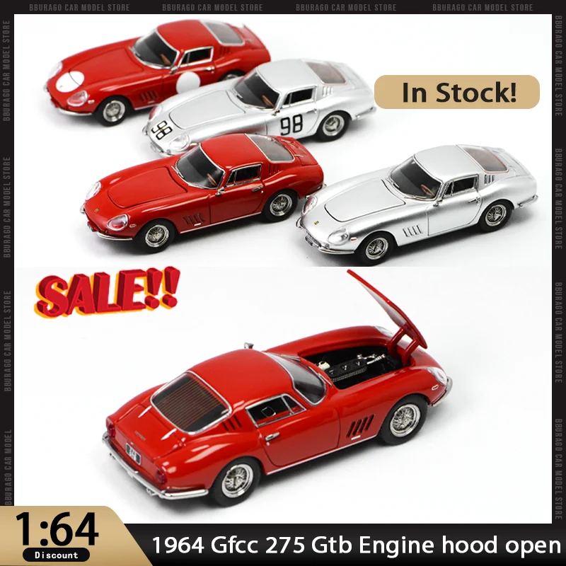 新入荷 1:64 Gfcc 1964 275 Gtb 限定版合金車モデルコレクションダイキャスト装飾品カスタムおもちゃ子供のお土産ギフト