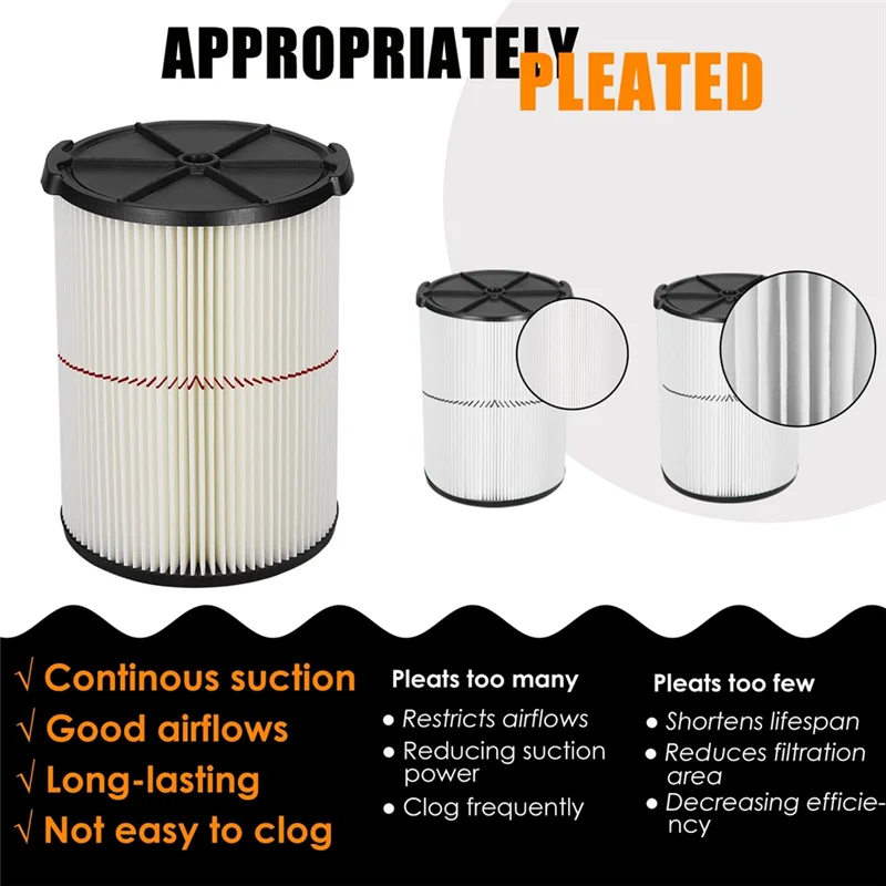 AT19-Universal Filter Set Replacing CMXZVBE38755 CMXZVBE38754 Craftsman, Replaces # 009-38754 Red Stripe 1Set