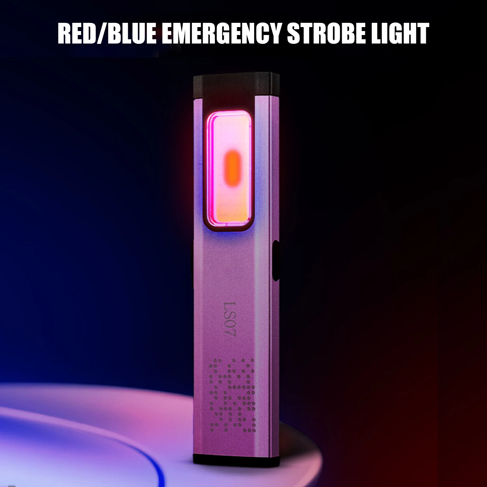 Rechargeable Multi-Mode Pocket LED Flashlight with Magnetic & Clip Multi-Mode Small Flashlight for Home Camping Emergency Use