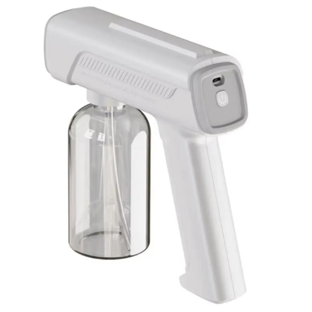 Rotating Nozzle Atomizing Spray Bottle Wireless USB Rechargeable Handheld Electric Sprayer Automatic Blue Light