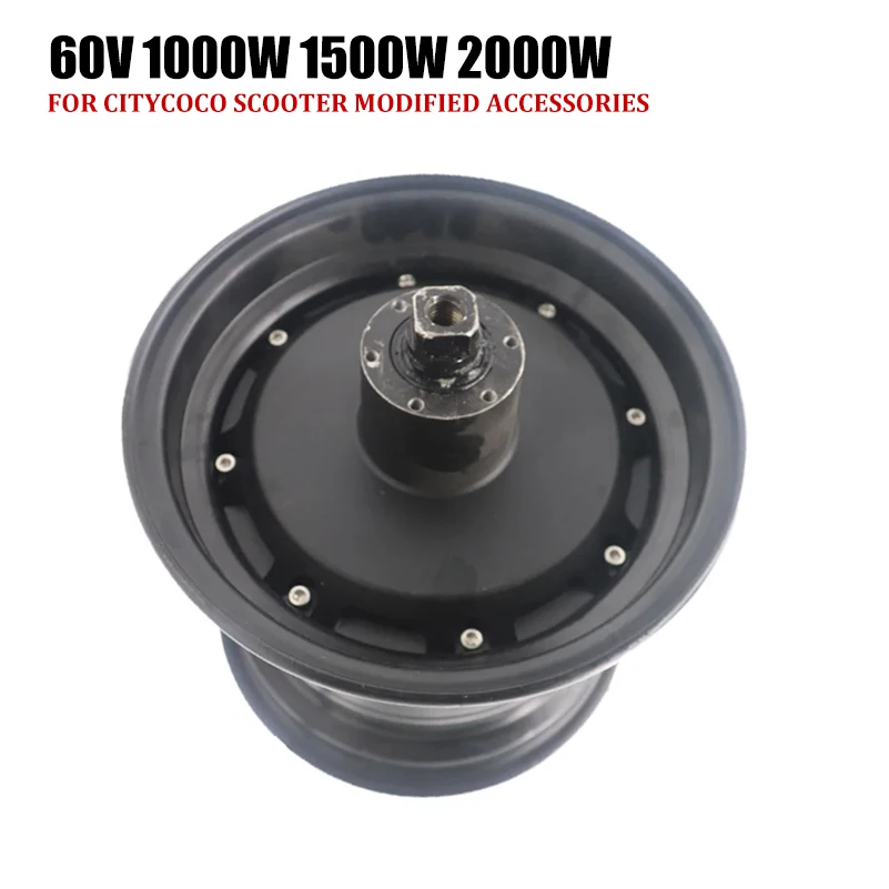 60V 1000W 1500W 2000W Motor Hub for 18x9.50-8 / 225/55-8 Tubeless Tire  Citycoco Modified Accessories Parts