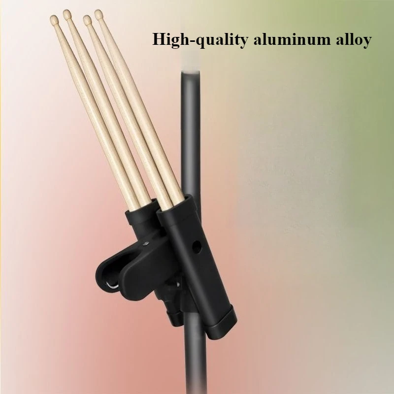 

High-quality aluminum drumstick holder for electronic drums, suitable for universal drumsticks