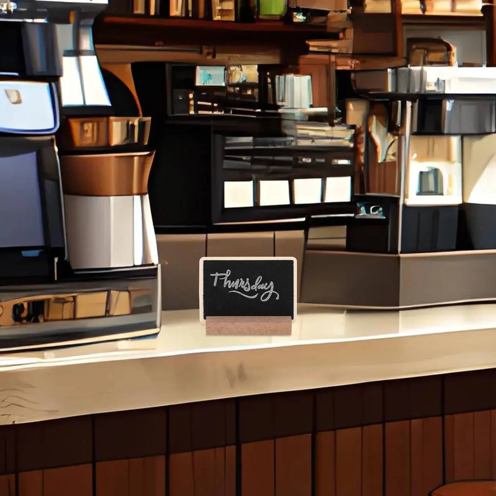 10Sets Houten Mini Schoolbord Krijtbord Teken Tafelblad Memo Board Thuis Koffie Winkel Decor Kleine Krijtborden Mini Krijtbord