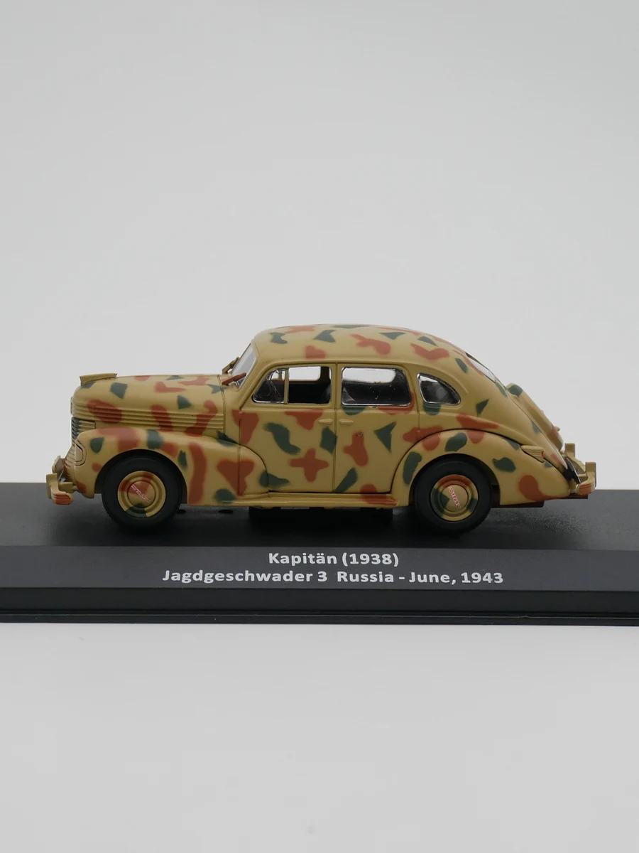 Ixo 1:43 Opel Kapitan 1938 Jagdeschwader 3 Russia June 1943 Diecast Car Model Metal Toy Vehicle