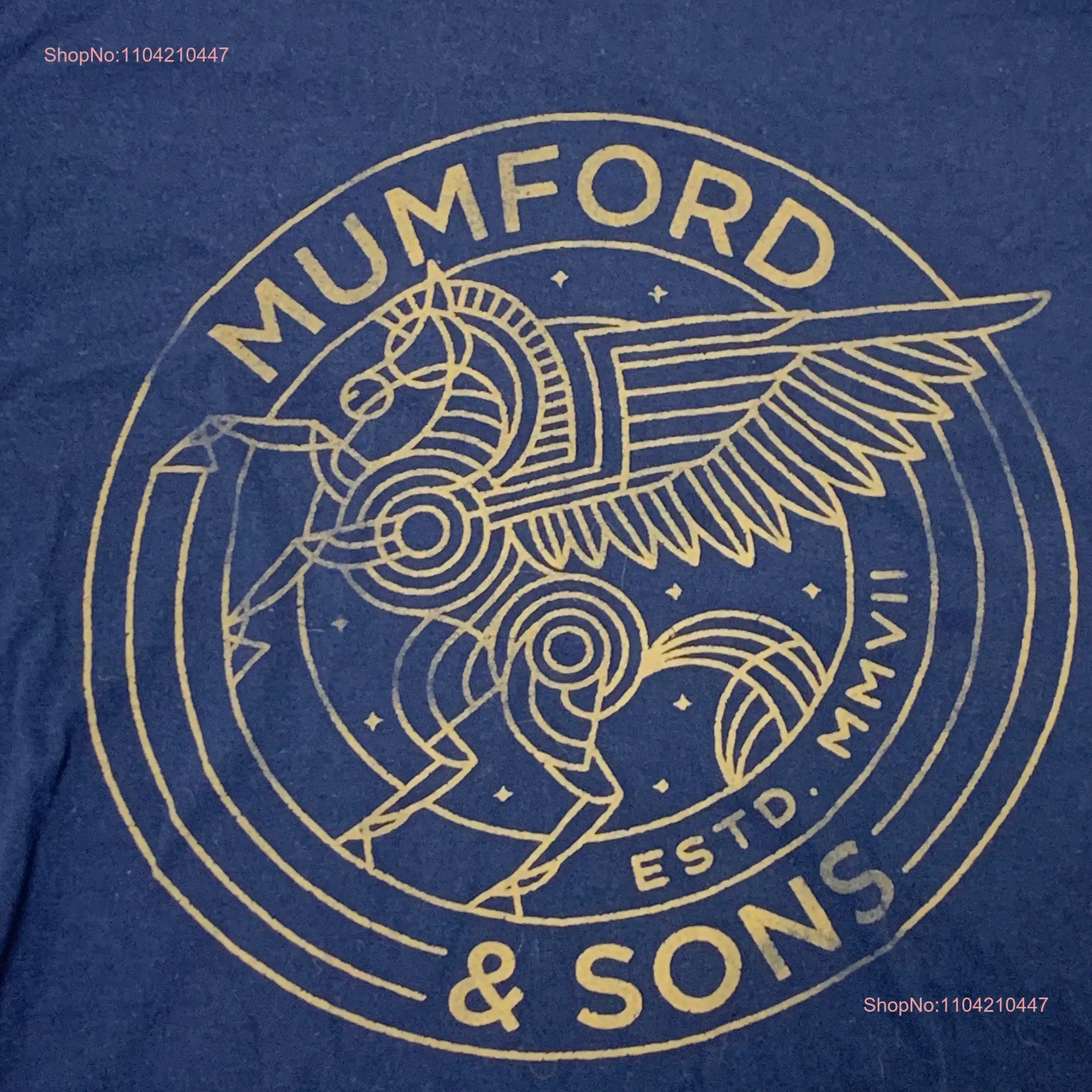 Gently Used Mumford Sons T Shirt Small long or short sleeves