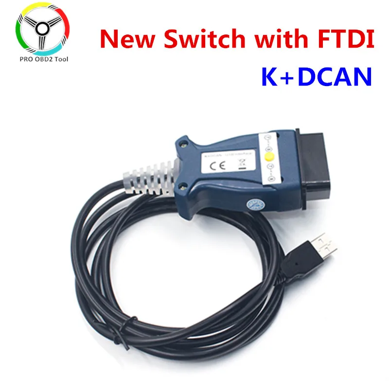 Best Quality Full Chip For BMW K DCAN K+CAN FTDI Chip USB Diagnostic Interface INPA Compatible For BMW Series New Design