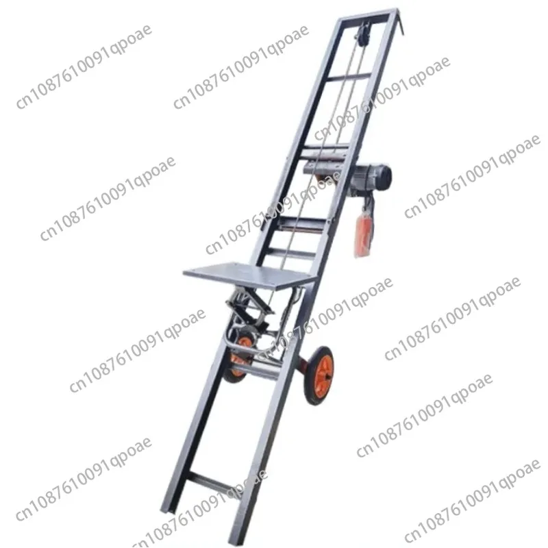 Lift Elevator Feeding Machine Mobile Platform Electric Loading Vehicle Fish Pond Fish Catching Machine
