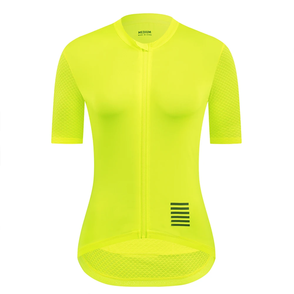 YKYWBIKE Damesfietsshirt Zomerfietsshirt met korte mouwen Lichtgewicht ademend Damesracefietsshirt SPF 50+ Kleding