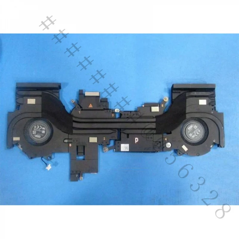 Brand New Complete CPU GPU Thermal Module PN 09KTFM Dual Fan Vapor Chamber Heatsink DC12V PWM For Dell G15 5530 15.6 Inch 13th G
