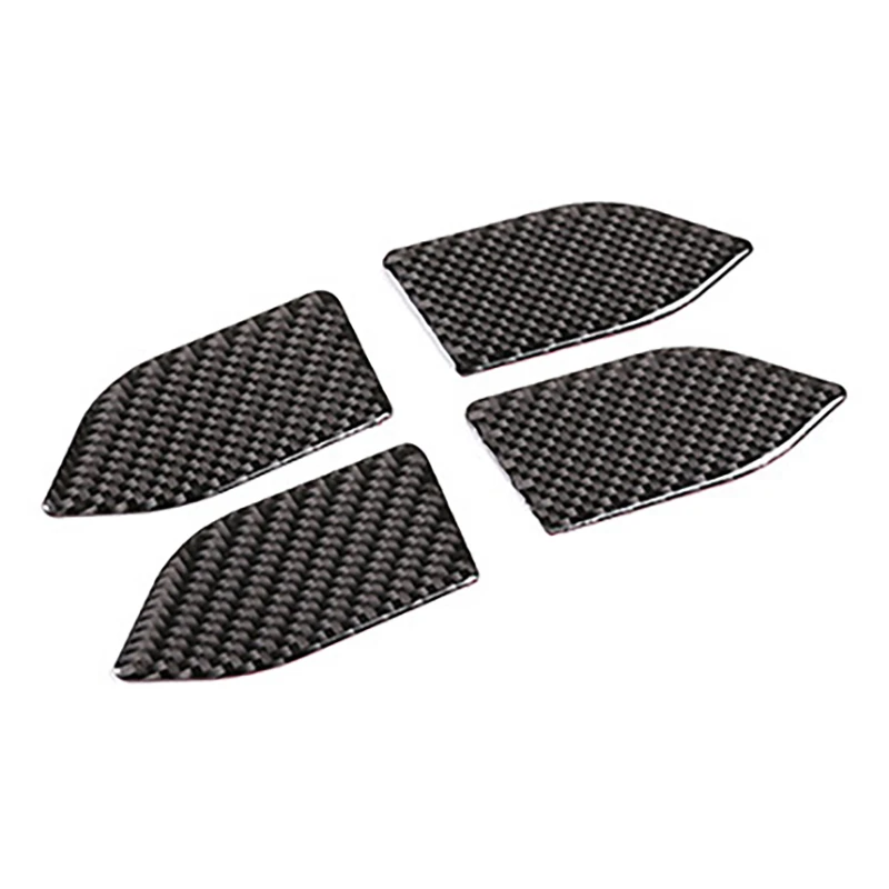 New Soft Carbon Fiber Inner Door Bowl Sticker Cover Trim for Land Rover Range Rover Evoque