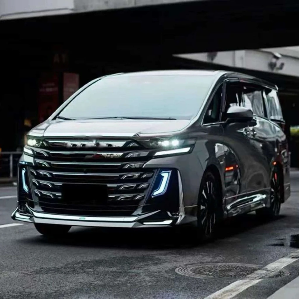 

Factory Hot Selling Pp Material Body Kit for Vellfire Front Lip Rear Diffuser 2024 Vellfire Body Kit