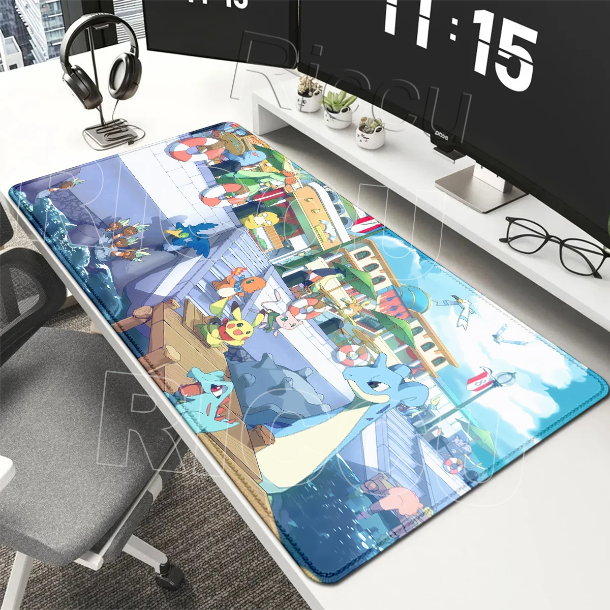 Grand tapis de souris Pokemon  - Gaming Keyboard Typewriter avis et prix