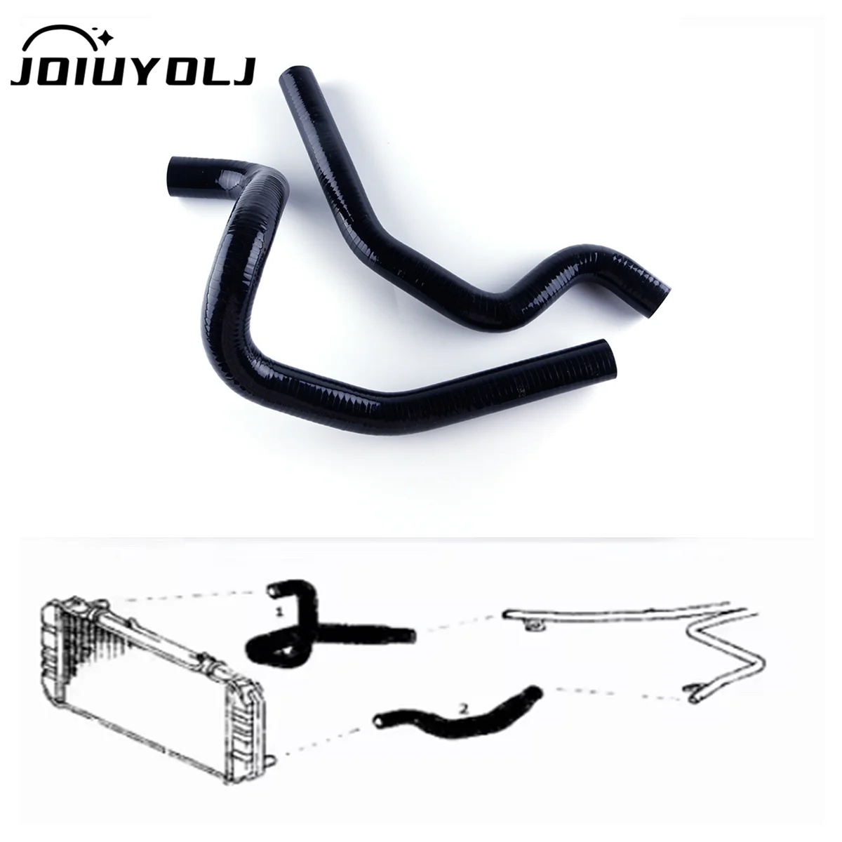

For Toyota MR2 MK1 AW11 Chassis 4A-GE Engines 1984 1985 1986 1988 1989 Manual & Automatic Transmissions Silicone Radiator Hoses