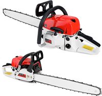 22 inch gasoline powered chain saw portable top handle 52cc tuo-stroke single cylinder air cooler engine handhold chain saw