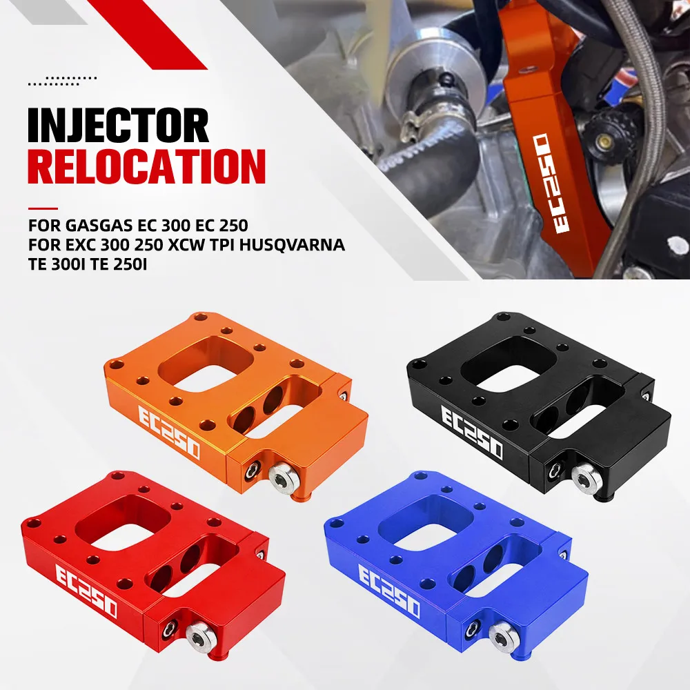 

For EXC 300 250 XCW TPi Husqvarna TE 300i TE 250i 2021 2022 2023 2024 For GasGas EC 300 EC 250 TPi Injector Relocation Block