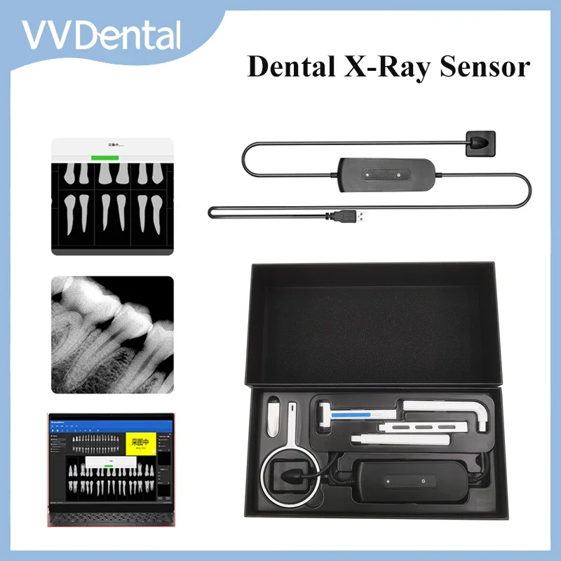 VVDental Sensor X-Ray Draagbare Hoogfrequente Rx Digitale Intraorale lmaging Systeem HD Beeld Radiovisografo Tandheelkundige Digitale Sensor