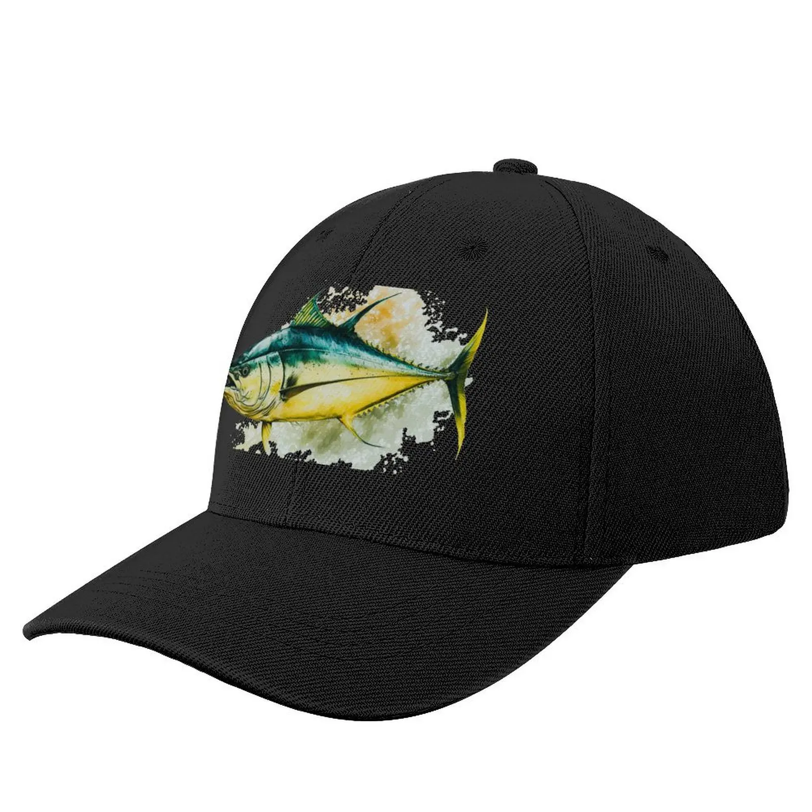 Watercolor Tuna Baseball Cap Fishing cap Hat Man Luxury Hat Baseball Cap Caps For Men Women's