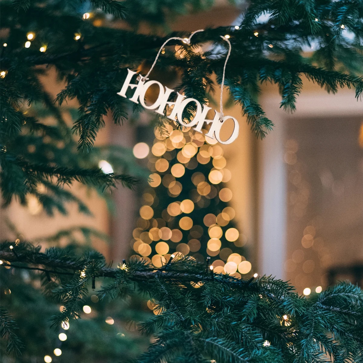 

10 Pcs Wooden Hanging Tag Christmas Supplies Decorative Props Ornament Home Pendant for Bamboo Gifts Tree Decorations