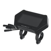ANGWATT 48V Instrument For ANGWATT CS1 Electric Scooter Meter LCD Display Record Waterproof Speed Time Power Display For ANGWATT