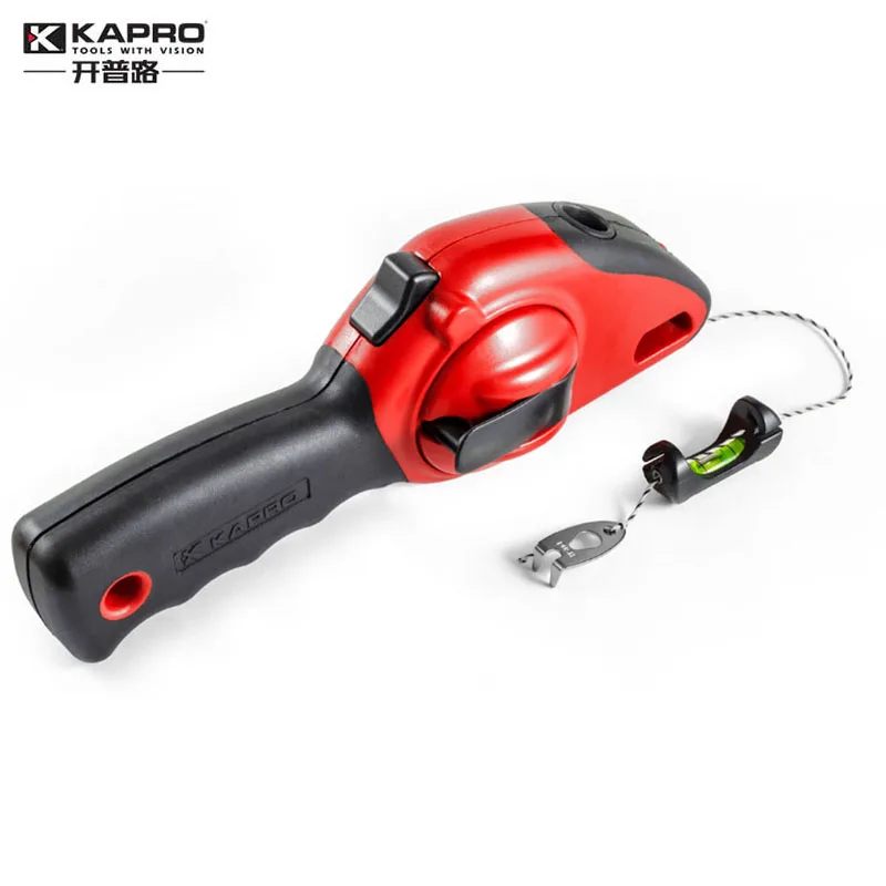 KAPRO 214 Sure Grip Chalk Line and Level with  All-in-one End Hook 1PCS